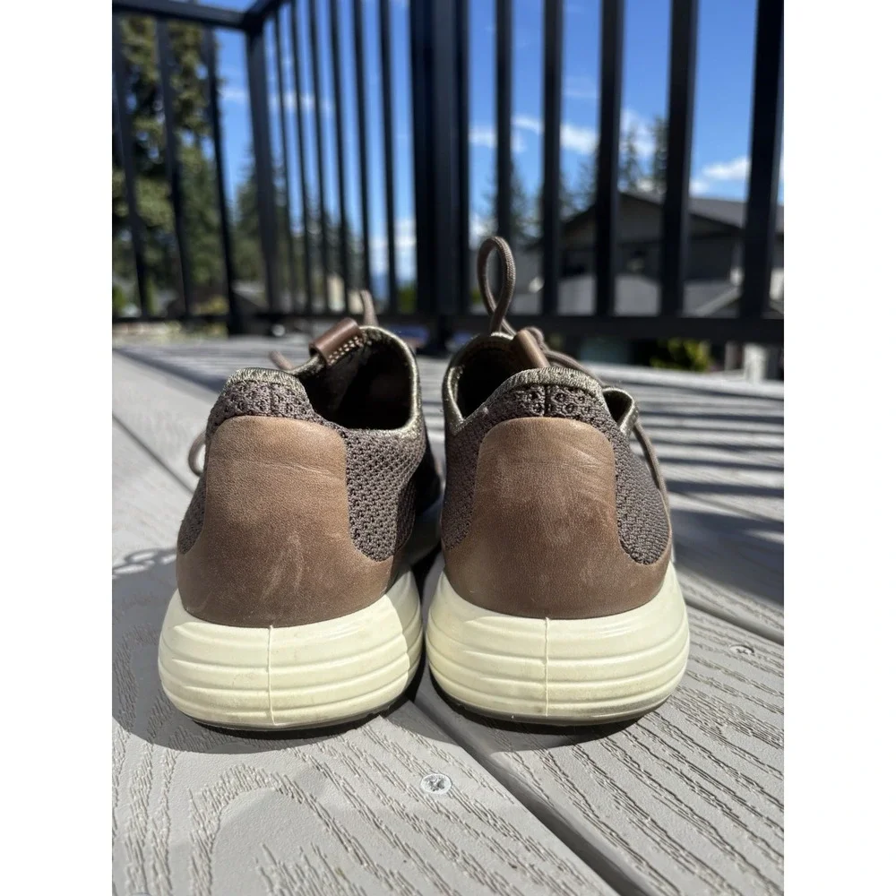 ECCO Soft 7 Runner Sneakers Titanium Brown Shoes Men's Size 6 - Women's Size 7.5